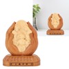 Wooden Holy Family Figurine Statue Exquisite Delicate Durable Stable Beech