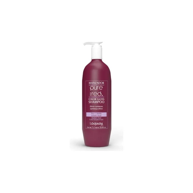 Shampoo Matizador Cabello Rojo Loquay Pelirrojo Teñido Red