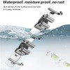 DGSL 4 PCS Broom Holder Wall Mount with 3 Racks