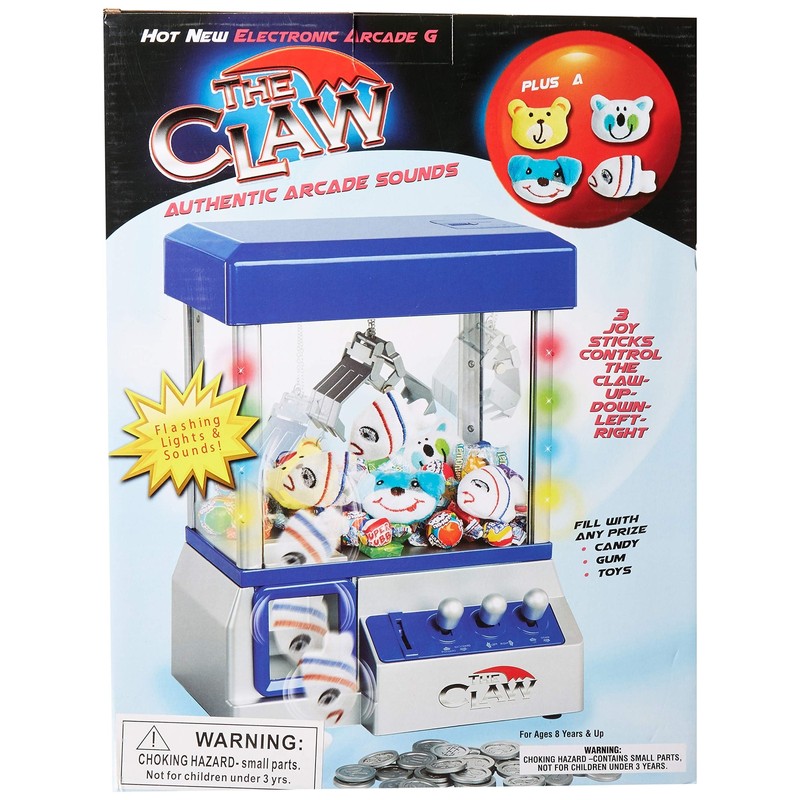 Define Essentials Claw Machine - Arcade Mini Toy Grabber Machine