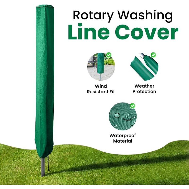 Heavy Duty Rotary Washing Line Cover Waterproof Protective Cover 145