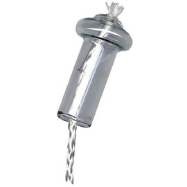 National Artcraft Glass Tube Wick Holder Insert for Adding to Any Suitable Container to Make an Oil Lamp (Pkg/15)