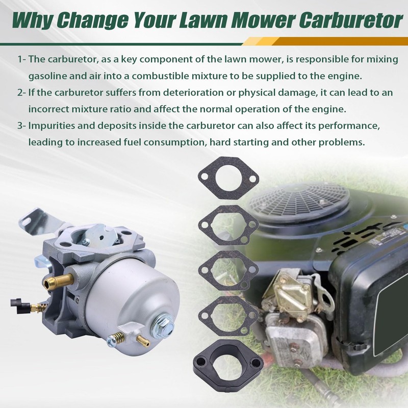 XQSMWF Carburetor Carb Set Compatible With Vanguard 9hp Engine Briggs