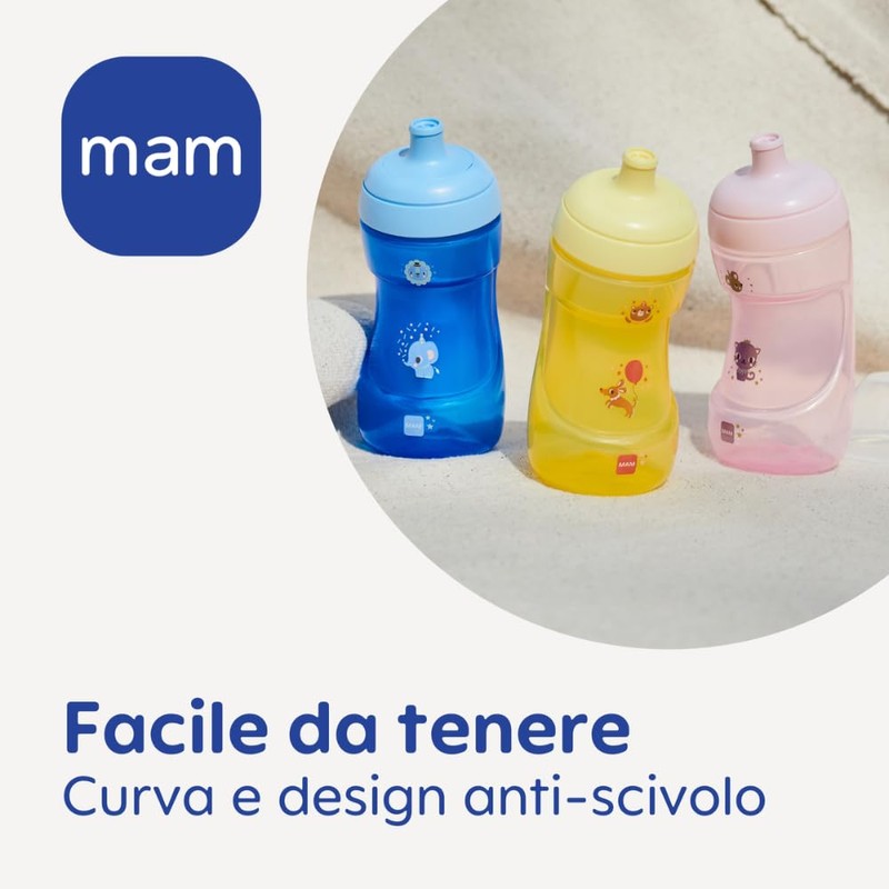 MAM Sports Cup with Spout 12+ Months 330ml Pink