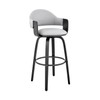 Armen Living Daxton Bar Stool Gray
