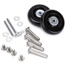 OwnMy 60mm x 17mm Luggage Suitcase Replacement Wheels, Rubber Swivel