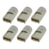 ECSiNG 6PCS G9 Lamp Holders Keyless Ceramic Halogen Socket with