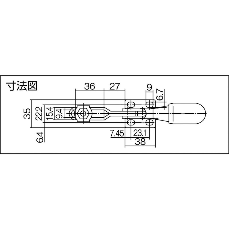 育良精機 ISK-HH4500 トグルクランプ