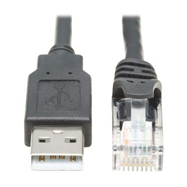 Tripp Lite USB-A to RJ45 Rollover Console Cable Cisco Compatible M/6ft (U009-006-RJ45-X)