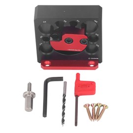 Round Bar Dowel Maker Jig 8 Hole Dowel Plate Dowel Maker Jig 8/9/10/12/15/16/18/20mm Aluminum Alloy DIY Woodworking Wooden Dowel Electric Drill Milling Dowel For Wood