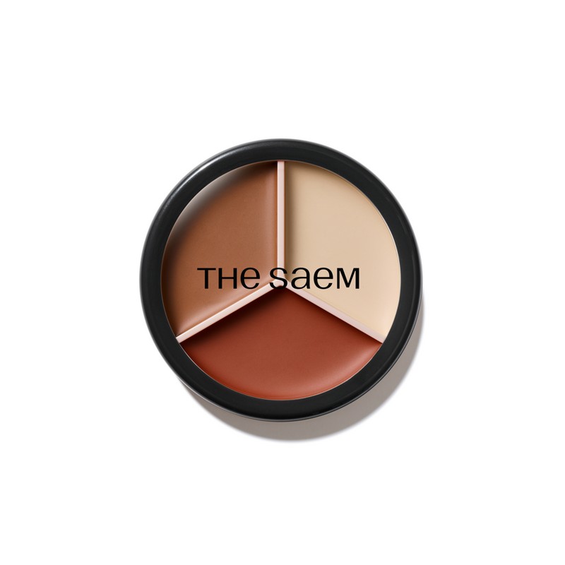 THE SAEM Cover Perfection Triple Pot Concealer - 11 Deep
