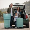 LARVENDER Luggage Sets 5 Piece Hardside Expandable Suitcase with Wheels