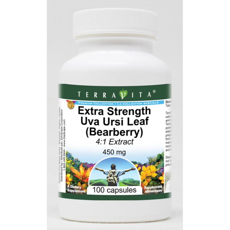 Extra Strength Uva Ursi Leaf (Bearberry) 4:1 Extract - 450