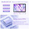 Veidoo 10.1-Inch Tablet, 8 GB RAM 64GB ROM（Included 4GB Virtual