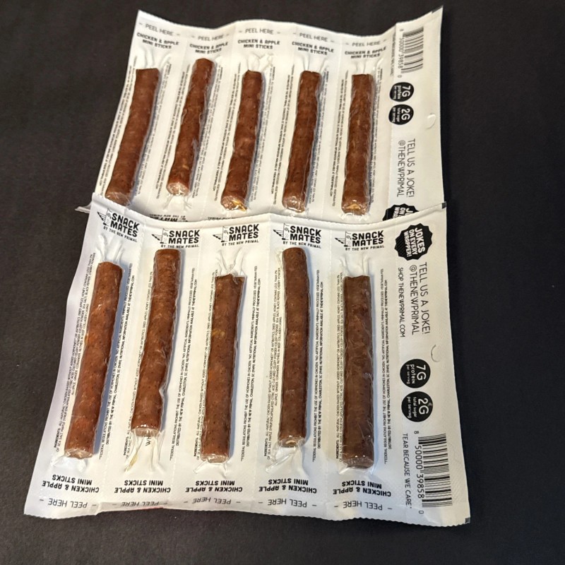 The New Primal Snack Mates Kids Chicken Apple Meat Stick