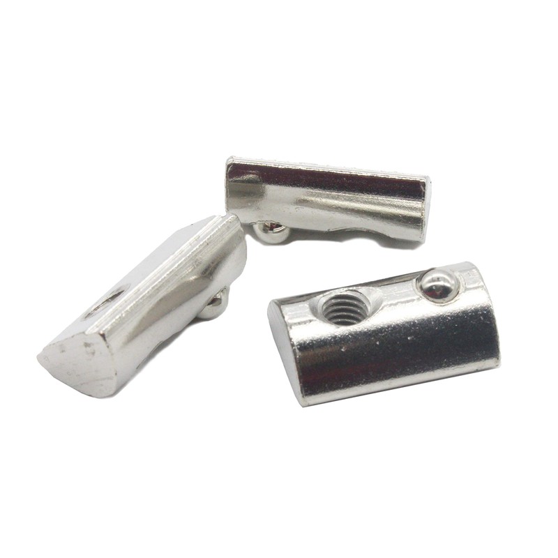 20x M5 Nutenstein 13,5 x 7,2 mm Nut 8, mit