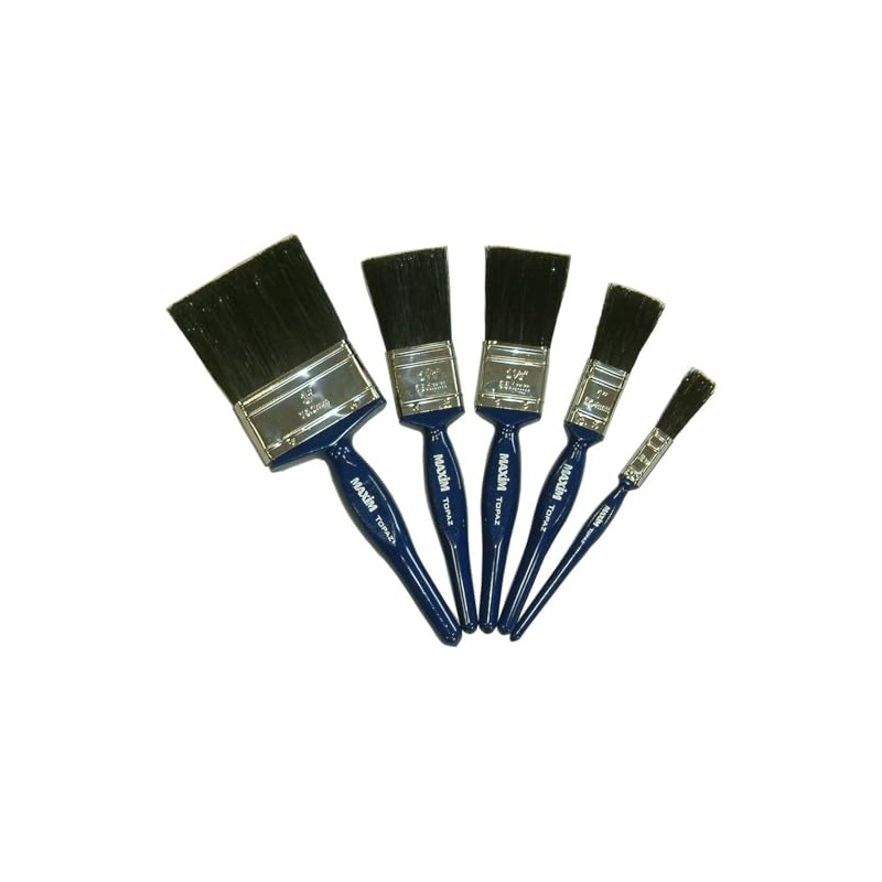 Maxim Topaz SYNTHETIC BRISTLE PAINTBRUSH - Suitable for All Paints,