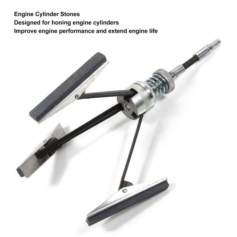 3PCS 4in Engine Cylinder Hone Replacement Stones,Screws Honing Stones for