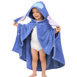 Suffolly Kids Dressing Gowns Bathrobe 3D Unicorn Hood,Hooded Towel Angel Poncho,Angel Hooded Towel For Girls Poncho,Cotton Beach Towels