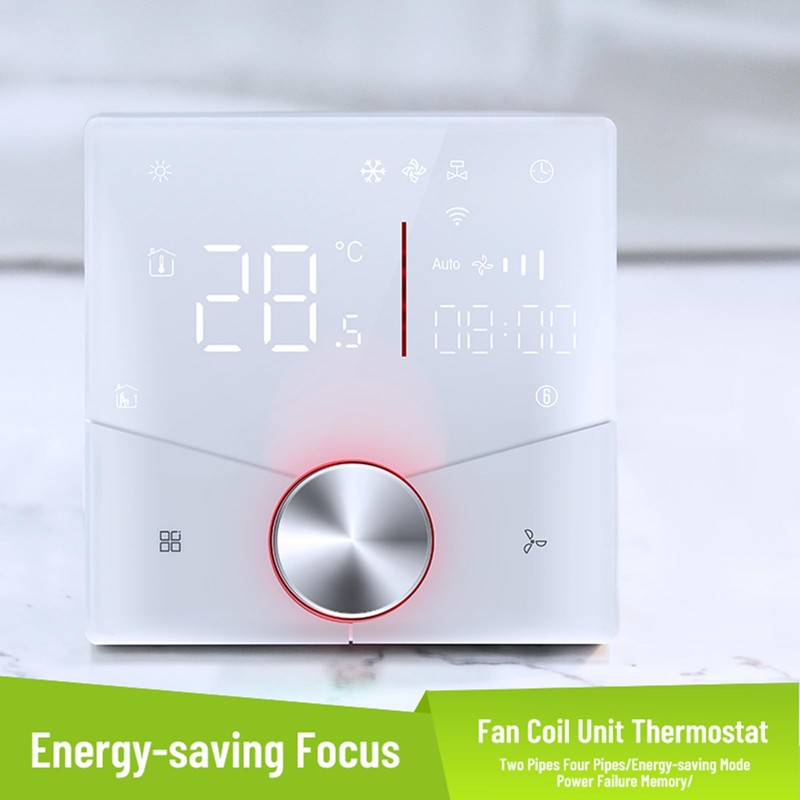 Smart Air Conditioner Controller, WiFi Thermostat LED Panel with Capacitive