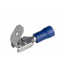 JT&T Products (2109H) - 16-14 AWG .250 Tab, Vinyl Insulated Piggyback Terminals, Blue, 9 Pcs