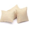 WinldMonmo 2PCS Light Brown Burlap Bracelet Watch Pillow Bangle Cushion,