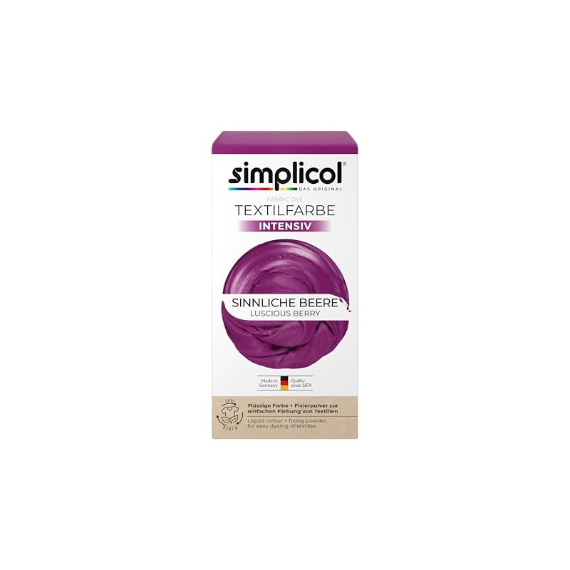Simplicol Intense Fabric Dye (18 Colours)