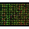 Tatuajes de Navidad, 204pcs Tatuaje De Navidad Pegatinas, Cicatriz Tatuaje