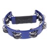 Musical Tambourine Plastic Stainless Steel Clear Crisp Sound Lightweight Percussion