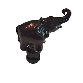 Upgradelights Oil Rubbed Bronze Decorative Elephant Lampshade Finial