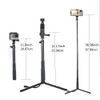 Smatree Ausziehbare Pole/Selfie Stick mit Stativ und OSMO Pocket Halterung