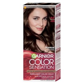 GARNIER - COLOR SENSATION - Permanent hair coloring cream - 4.0 Deep Brown