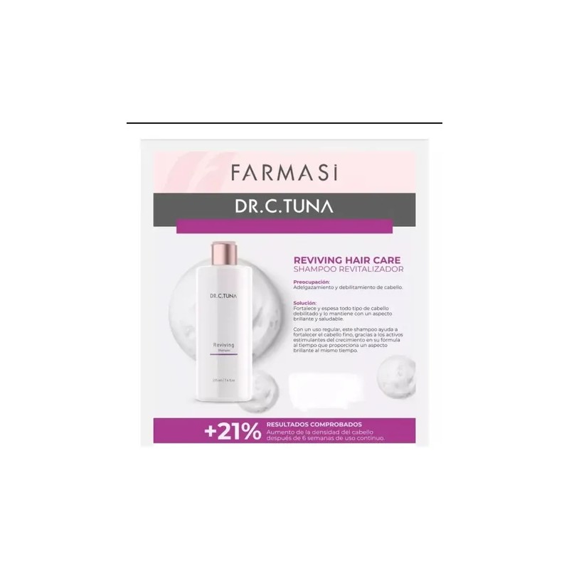 2 Shampoo Reviving Farmasi , Anticaida Dr C Tuna 225ml