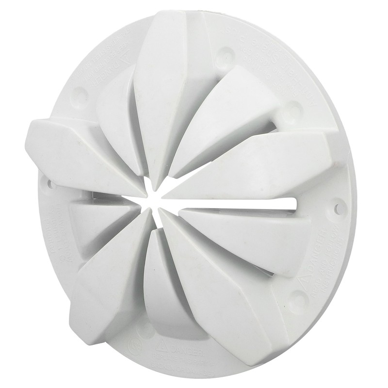 Swimming Pool Main Drain PVC White Round Hot Spring Pool