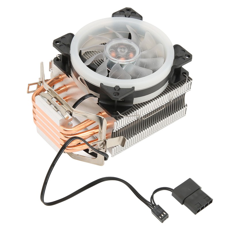 CPU Cooler with RGB Lights 9.2cm Fan 12V 3PIN 4PIN