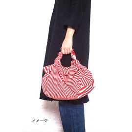 Sanyo Shoji 06-051031 Furoshiki Furoshiki Stripe (Red) 24 Width