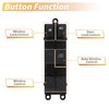 X AUTOHAUX Front Right Driver Side Power Window Switch Window