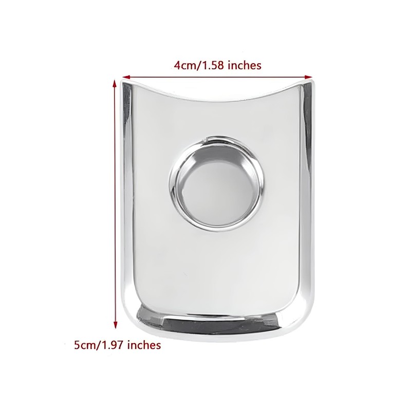 Yoegerery Car Front Left Outside Door Handle Trim with Keyhole