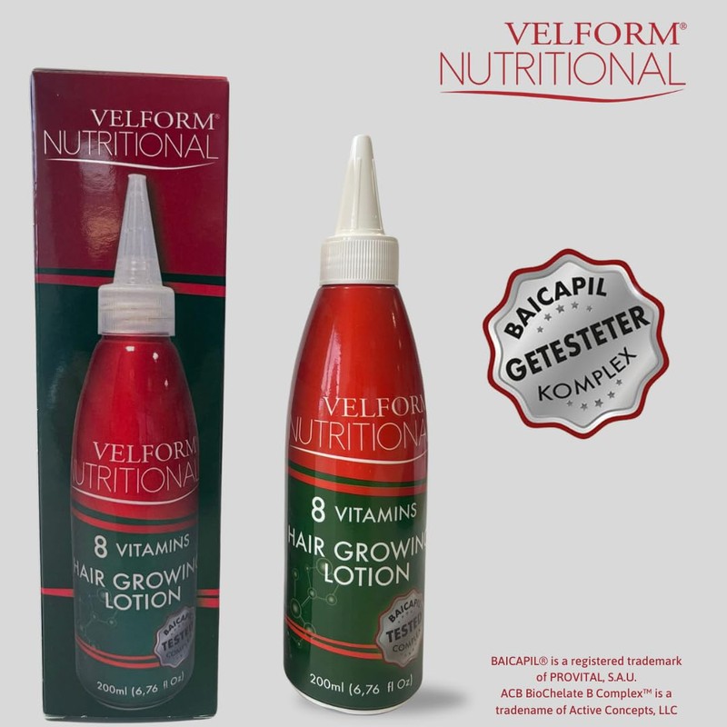 VELFORM Nutritional Hair Application Lotion Stimulates Hair Growth and Prevents