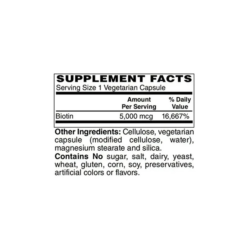 Bariatricpal Biotina 5000mcg Cápsulas Fácil De Tragar 60ct