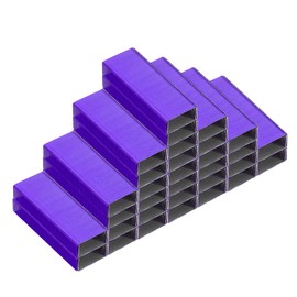 PATIKIL Staples for Stapler, 2 Pack(1000Pcs Staples Per Pack) #10 Mini 3/16 Inch Length Staples Jam Free for Home Office Supplies, Purple