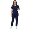 Mizzuco Scrubs Set for Women Nurse Uniform V-Neck Top and
