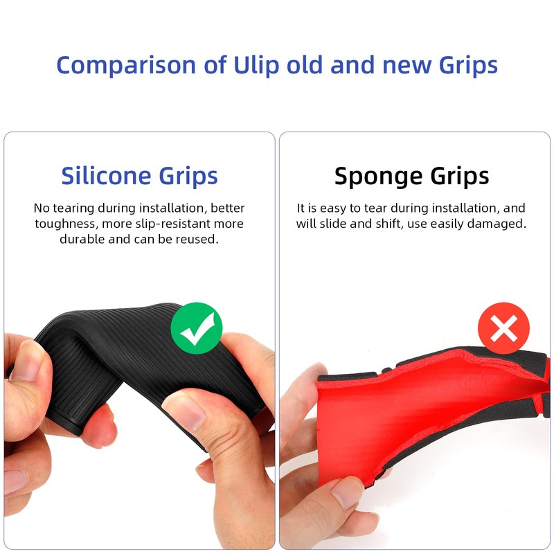 ulip E-Scooter Handlebar Grips Handlebar Extender Kit for Segway Ninebot