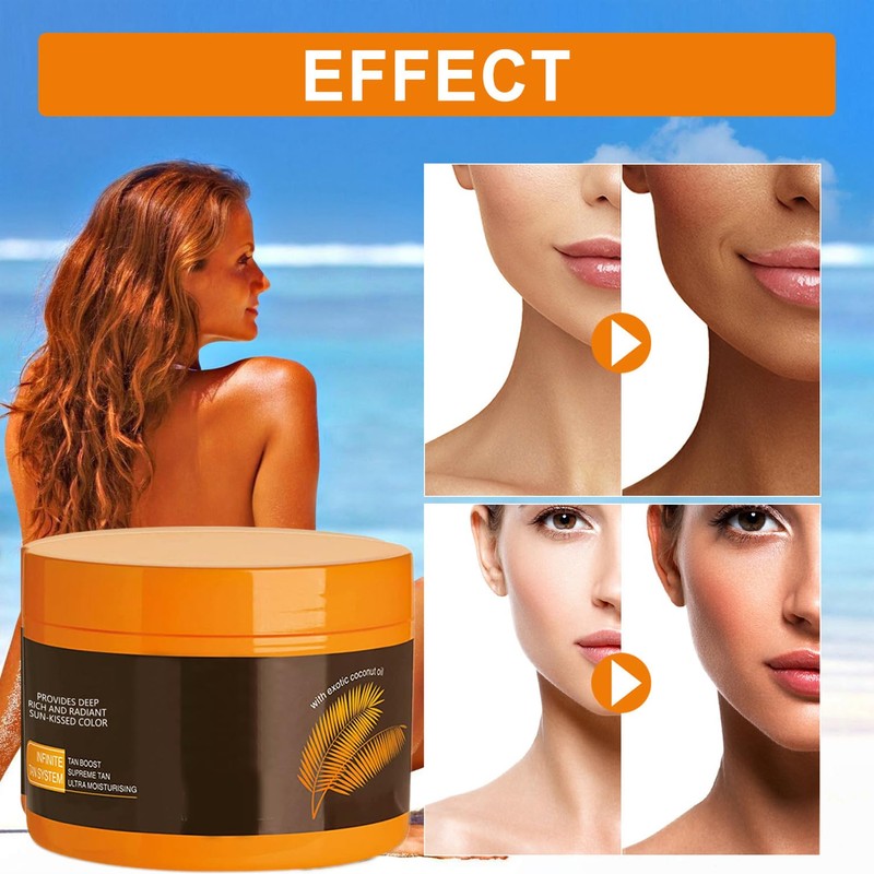2PCS Intensive Tanning Gel, Tanning Accelerator Cream for Outdoor Sunlight,
