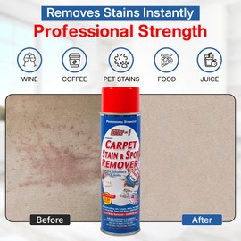 LIFTER-1 Carpet Spot Remover, Stain and Red Wine Remover and Spot Treatment for Oil, Grease, Urine, Cleaning Performance for Rugs, Upholstery, Fabrics. 18 Fl oz Pack of 1 (72 Fl Oz (Pack of 4))