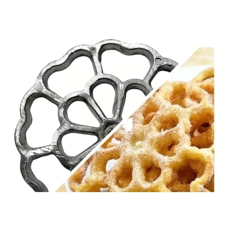 Varios génericos Paquete De 3 Moldes Para Buñuelos De Viento