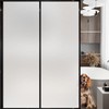 DERZGAO Window Privacy Film with Installation Tools, Static Cling, Anti