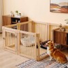 Foldable No-Drill Dog Playpen & Portable Indoor/Outdoor Pet Exercise Fence
