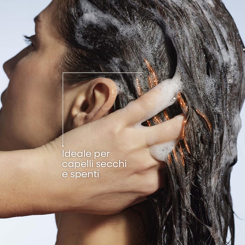 Omia Alimenta, Shampoo Nutriente per Capelli Secchi e Spenti, Nutre