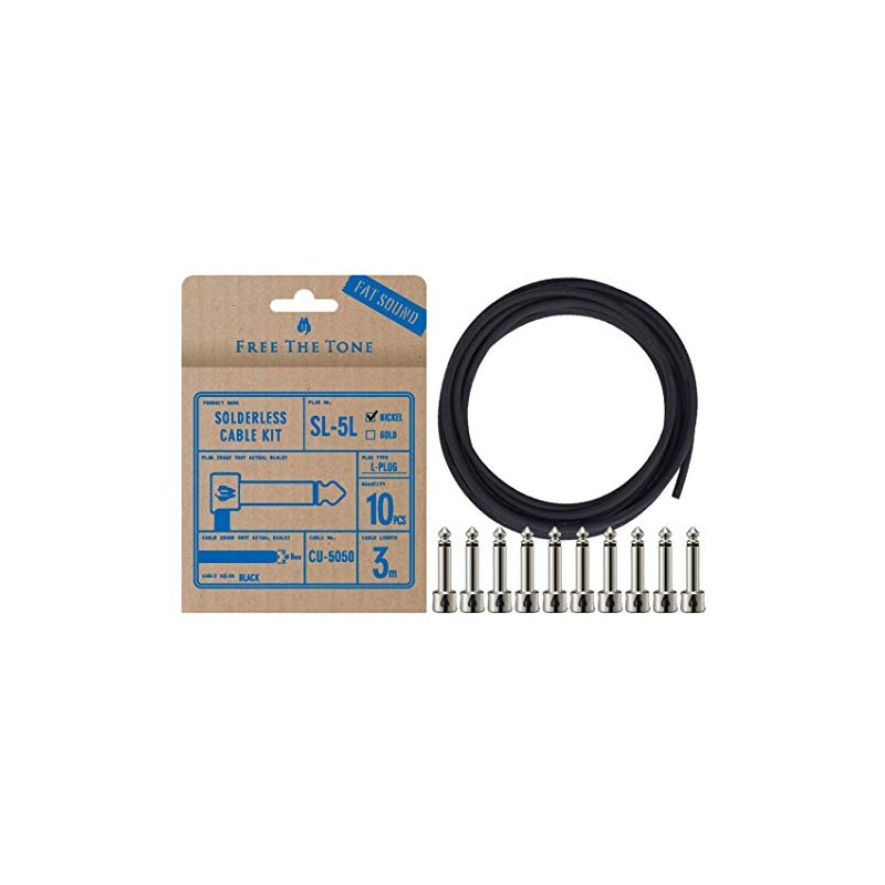 Free The Tone SL-5L-NI-10K Solderless Cable Kit